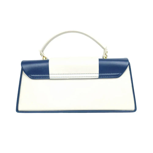 Elegant Handbag with Gold Clasp - Stile Donna Bags