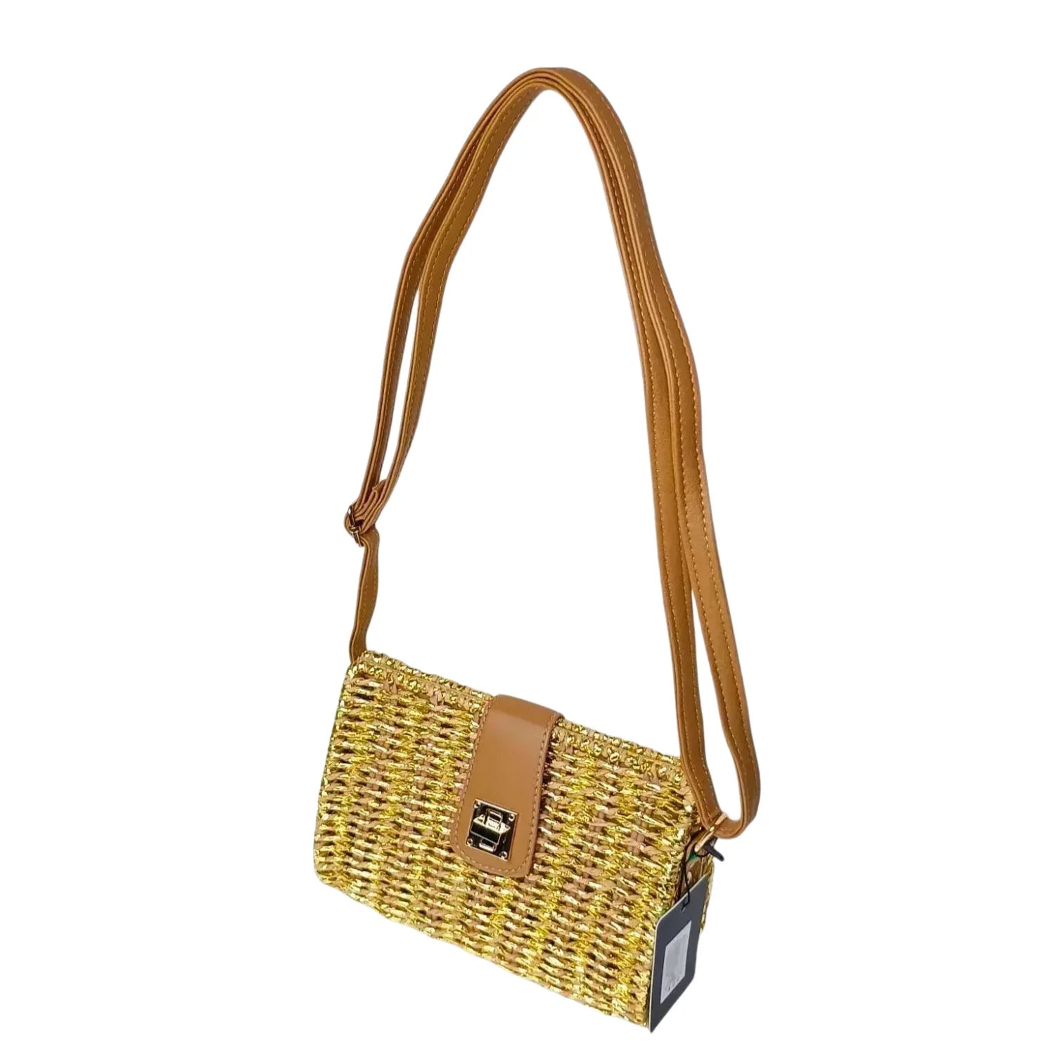 Woven Crossbody Bag - MS-7066 - Stile Donna Bags