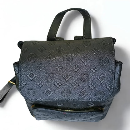 Zaino da Donna in Pelle Grigia dal Design Pratico e Raffinato - zaino grigio scuro